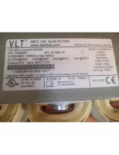 Filtro de salida Danfoss mcc102a303tme00b para inversor fc